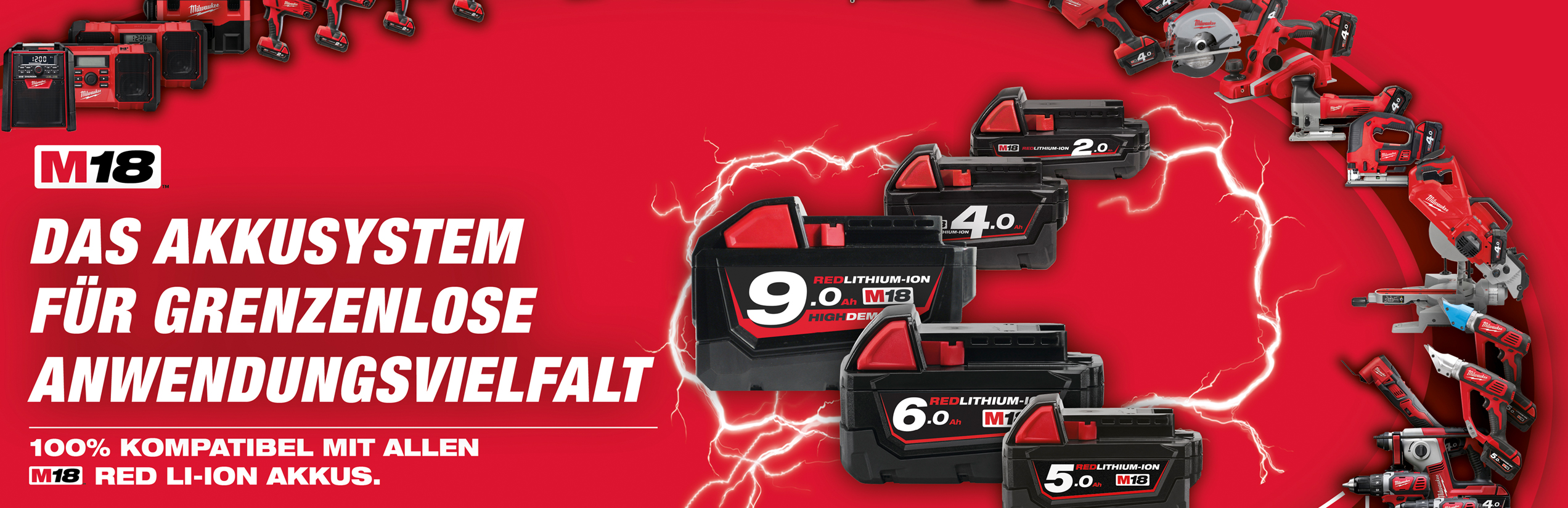 Akkugeräte M18 Volt