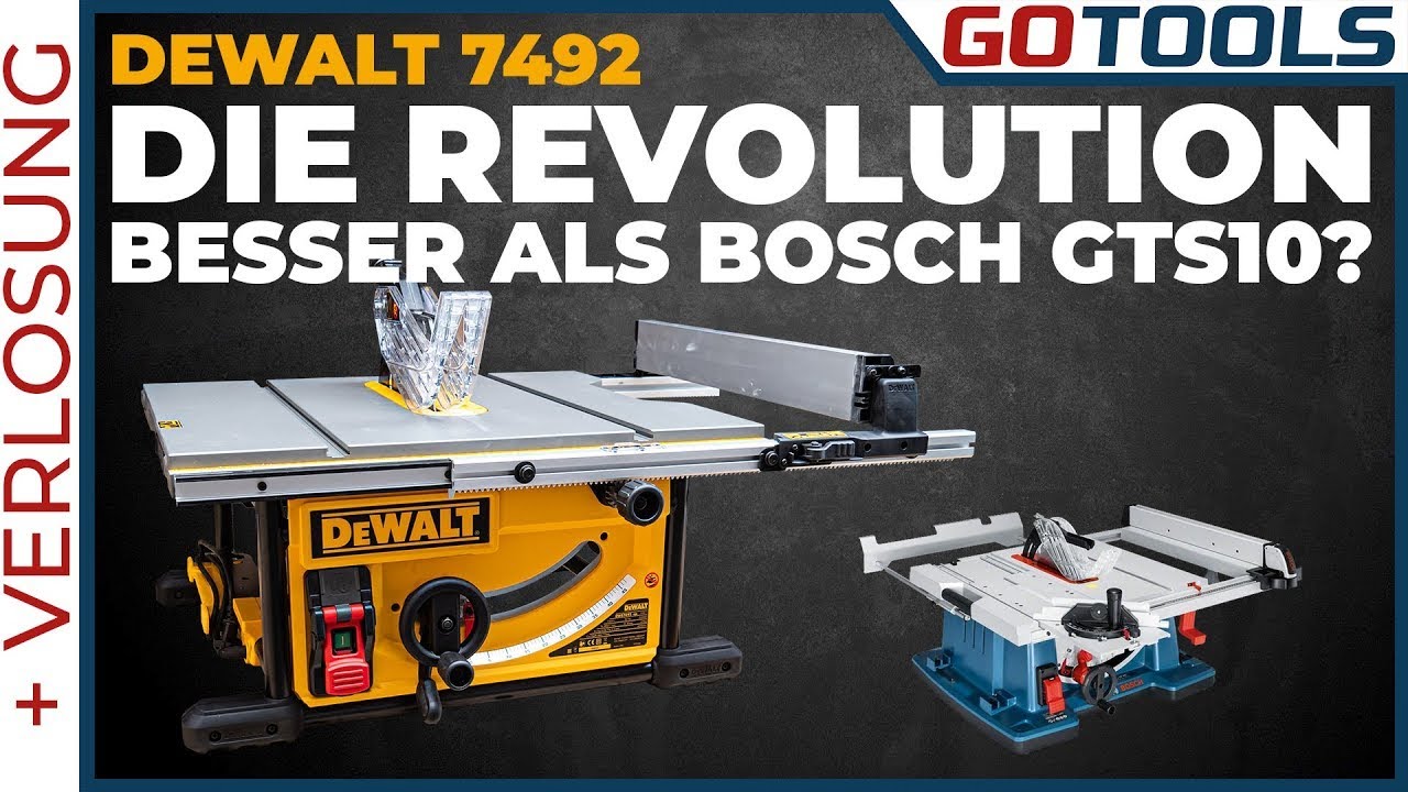 Die Revolution  Von Dewalt DW745 zur DWE7492